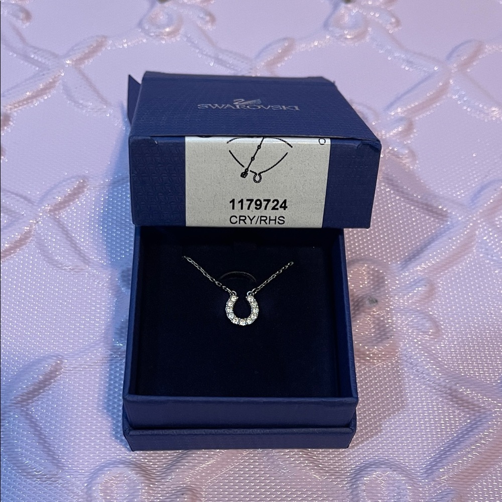 Swarovski Crystal Horseshoe Necklace